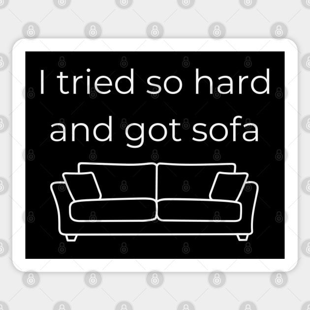 Sofa Rockstar Sticker by Stylecombinator